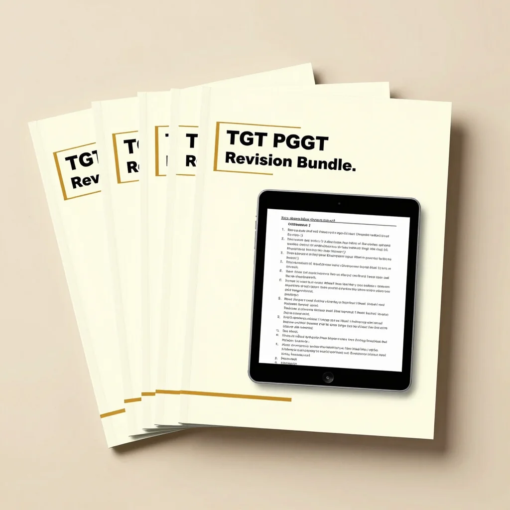 TGT PGT Revision Bundle